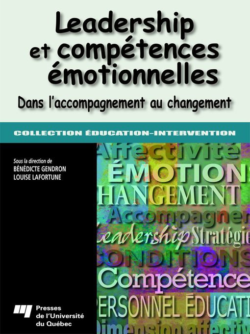Title details for Leadership et compétences émotionnelles by Bénédicte Gendron - Available